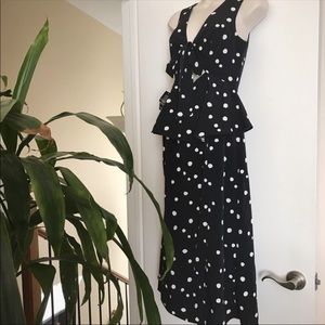 •Topshop Midi Dress w/Front Cutout and Side Slits•